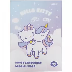 Картон Kite Hello Kitty белый 10 листов A4 HK21-254