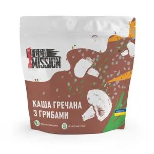 Каша гречневая с грибами FOOD MISSION fomi.0005, Сублимированные продукты