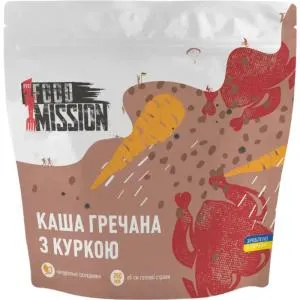 Каша гречневая с курицей FOOD MISSION fomi.0006, Сублимированные продукты