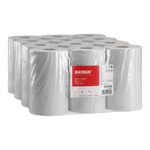 Паперові рушники KATRIN Classic 2 шари рулон 75 м 97470, Одноразові рушники - фото 1