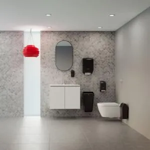 Дозатор KATRIN для мила-піни 500 мл чорний 77359, Дозатори (диспенсери) для рідкого мила - фото 3