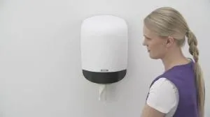 Тримач KATRIN Максі для рушників з центральною подачею білий 82216, Тримачі для рушників (Диспенсери) - фото 2