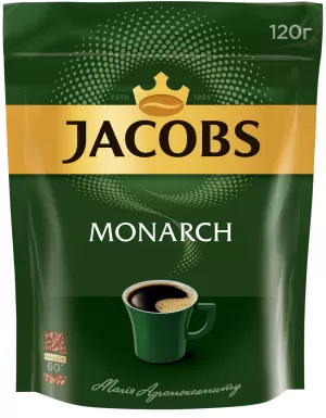 Кава розчинна 120 г пакет Jacobs Monarch prpj.90946