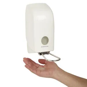 Диспенсер Kimberly-Clark Aquarius для жидкого мыла с локтевым приводом 6955, Дозаторы (диспенсеры) для жидкого мыла - фото 1