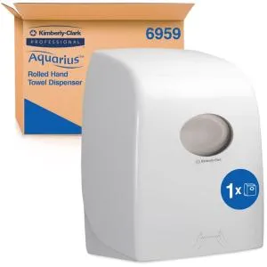 Диспенсер Kimberly-Clark Aquarius для полотенец в рулонах 43х32.6х24 см 6959, Держатели для полотенец (Диспенсеры) - фото 1