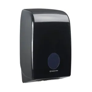 Диспенсер Kimberly-Clark Aquarius для сложенных полотенец черный 27.4x14.6x41.8см 7171, Держатели для полотенец (Диспенсеры) - фото 2