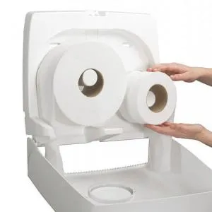 Диспенсер Kimberly-Clark Aquarius макси для туалетной бумаги в рулонах 38.2x44.6x13 см 6991, Держатели туалетной бумаги - фото 4