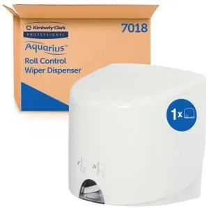 Диспенсер Kimberly-Clark Aquarius мини для полотенец в рулонах с центральной подачей 27.8x27.6x23см 7018, Держатели для полотенец (Диспенсеры) - фото 5