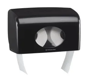 Диспенсер Kimberly-Clark Aquarius мини для туалетной бумаги в рулонах черный 31.2х25х15 см 7191, Держатели туалетной бумаги