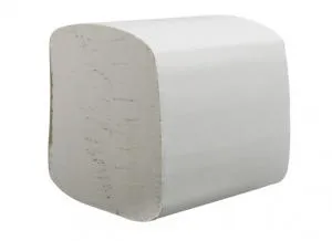 Листовая тулетная бумага Kimberly-Clark Hostess сложенная 18.6х11см 250 лист 2 слоя 8035, Туалетная бумага