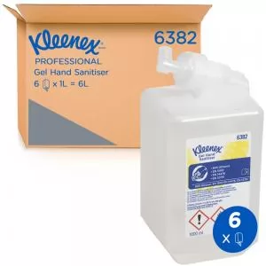 Гель для дезинфекции рук Kimberly-Clark Kleenex 6382 на основе спирта 1л - Фото 3