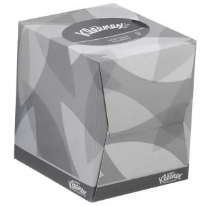 Серветки косметичні Kimberly-Clark Kleenex 8834 2 шари у кубі 90 шт білі - Фото 4