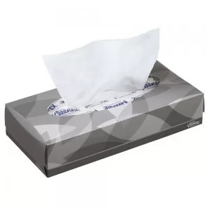 Серветки косметичні Kimberly-Clark Kleenex 8835 стандарт 2 шари 100 шт білі - Фото 5