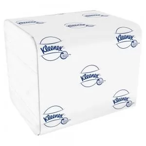 Папір туалетний Kimberly-Clark Kleenex 8408 листовий 2 шари 18.6х12.5см 200л білий - Фото 4