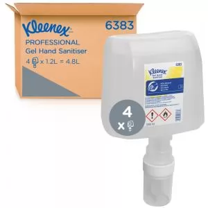 Дезинфицирующее средство для рук Kimberly-Clark Kleenex 6383 на основе спирта 1.2л - Фото 4