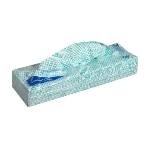 Нетканный протирочный материал Kimberly-Clark Wypall Х80 складной 25лист 1 слой 7567, Одноразовые полотенца - фото 1