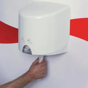 Папір для протирання Kimberly-Clark Wypall L10 Food amp Hygiene з центр подачею 240 м 630 аркуш 1 шар 7490, Одноразові рушники - фото 4