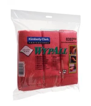 Салфетка Kimberly-Clark Wypall из микрофибры 40х40см 1 слой 8394, Тряпки и салфетки для уборки - фото 4