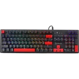 Клавиатура A4Tech Bloody S525N RGB BLMS Red Switch USB Fire Black (4711421002066) U1093180, Клавиатуры