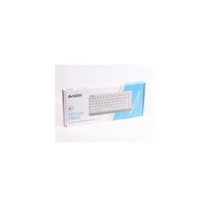 Клавиатура A4Tech FBK11 Wireless White (4711421965491) U0627949, Клавиатуры - фото 1