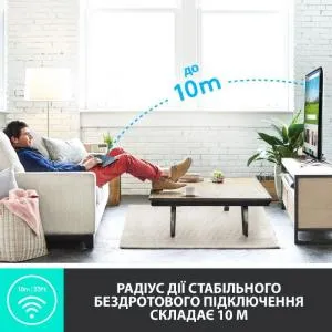 Клавіатура Logitech K400 Plus Touch Wireless UA Black (920-007145) U0722006, Клавіатури - фото 6