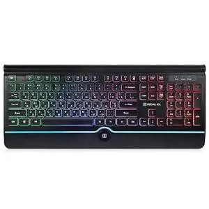 Клавиатура REAL-EL 8000 Comfort Backlit Black (EL123100033) U0370143, Клавиатуры