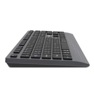 Клавіатура REAL-EL RK-715W Wireless/Bluetooth Black/Gray (EL123100051) U1108489, Клавіатури - фото 3