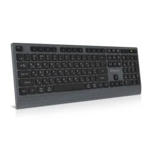 Клавіатура REAL-EL RK-715W Wireless/Bluetooth Black/Gray (EL123100051) U1108489, Клавіатури - фото 6