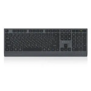 Клавіатура REAL-EL RK-715W Wireless/Bluetooth Black/Gray (EL123100051) U1108489, Клавіатури