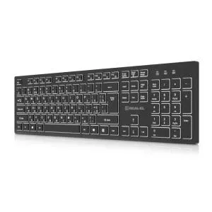 Клавіатура REAL-EL RK-725W Wireless/Bluetooth Black (EL123100061) U1209805, Клавіатури - фото 1