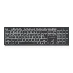 Клавиатура REAL-EL RK-725W Wireless/Bluetooth Black (EL123100061) U1209805, Клавиатуры