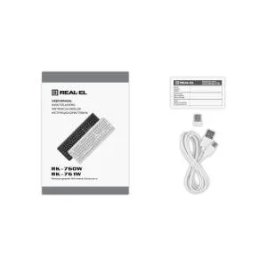 Клавіатура REAL-EL RK-761W Wireless White (EL123100059) U1209808, Клавіатури - фото 4