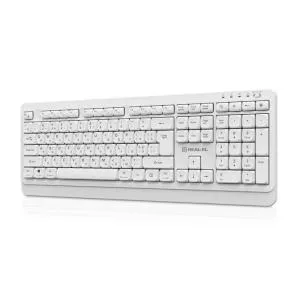 Клавіатура REAL-EL RK-761W Wireless White (EL123100059) U1209808, Клавіатури - фото 6