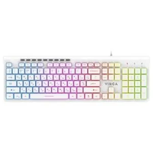 Клавиатура Vinga KB-460 White U0566264, Клавиатуры