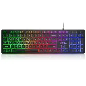 Клавиатура Vinga KB410 black U0308725, Клавиатуры