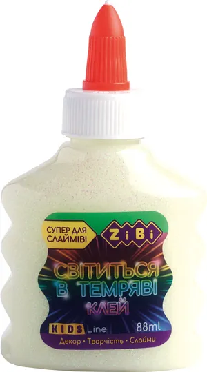 Клей СВЕТЛЯЧОК (для слаймов) на PVA-основе, люминесцентный, 88 мл ZiBi ZB.6115 - Фото 3