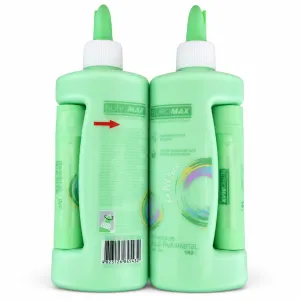 Клей 2 в1 Buromax PASTEL ПВА 143 мл с колпачком-дозатором + клей-карандаш PVP 10г BM.4859, Клей - фото 1