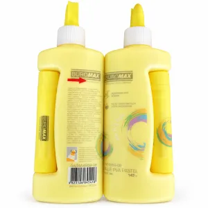 Клей 2 в1 Buromax PASTEL ПВА 143 мл с колпачком-дозатором + клей-карандаш PVP 10г BM.4859, Клей - фото 2