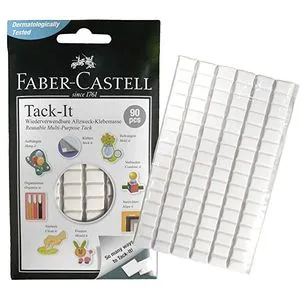 Клейкая масса Faber-Castell 50г в форме квадратов для многоразового использования, 589150