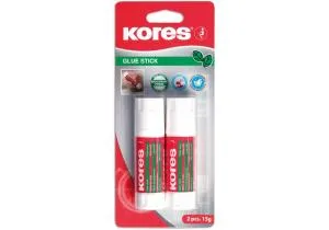 Клей-карандаш Kores основание PVP 15г 2 шт в блистере K12825, Клей