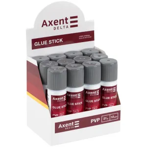 Клей-карандаш Axent Delta PVP 21г D7138, Клей - фото 2