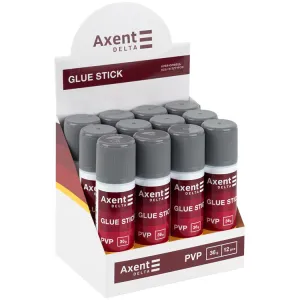 Клей-карандаш Axent Delta PVP 36г D7139, Клей - фото 2