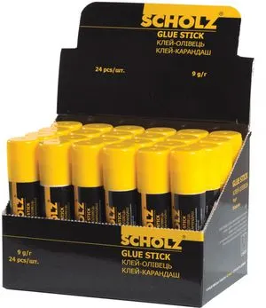 Набір клею-олівця Scholz PVA основа 9г 24 шт 4600