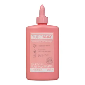 Клей ПВА PASTEL 200 мл с дозатором BM.4857, Клей