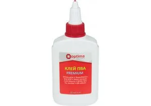 Клей ПВА Optima Premium 85 мл с дозатором O45234