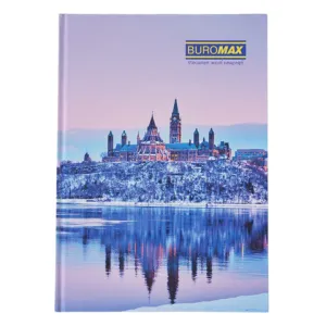 Книга канцелярська Buromax МІСТО/СЕЗОНИ JOBMAX А4 96 л клітинка офсет тверда обкладинка BM.2408i, Книги обліку - фото 3