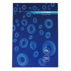 Книга учета Buromax MODEST 192 л клет оф тв лам обкл А4 синий BM.24419101-02i, Книги учета
