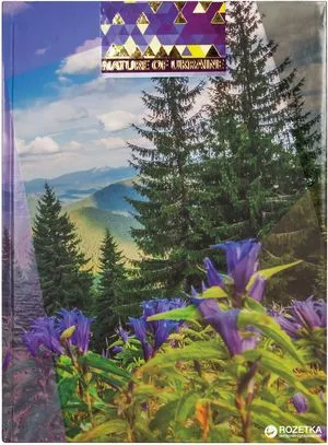 Книга обліку Nature of Ukraine А4 тверда обкладинка 96 аркушів Optima O20378 - Фото 3