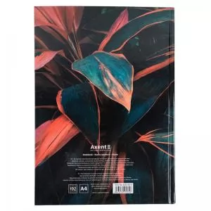 Книга записна А4 AXENT Flora 8423-A 192 аркуші в клітинку - Фото 9