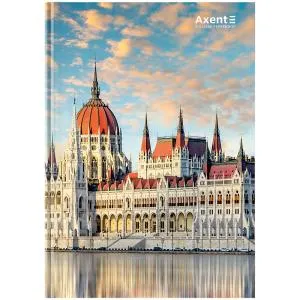 Записная книга А4- AXENT City 203x273 мм 96 листов клетка 8425, Записные книги - фото 3
